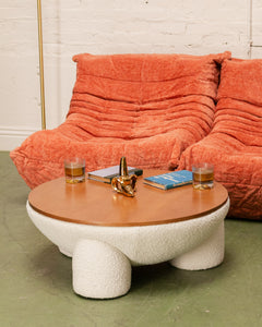 White Round Coffee Table