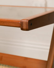 Load image into Gallery viewer, Walnut Magazine Side Table
