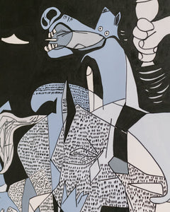 Picasso Study Oil Painting of Guernica