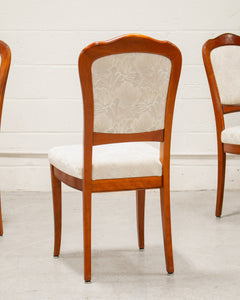 Plush Floral Dining Chairs