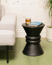 Load image into Gallery viewer, Modern Black Ebonized Drink/Side Table
