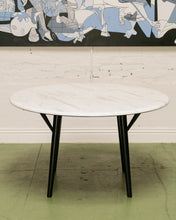 Load image into Gallery viewer, Faux Marble Round Dining Table
