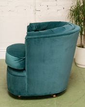 Load image into Gallery viewer, 1960’s Teal Swivel Chairs
