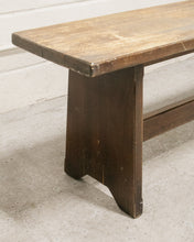 Load image into Gallery viewer, Vintage Solid Wood Bench
