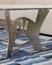 Load image into Gallery viewer, Metal Post Modern Coffee Table
