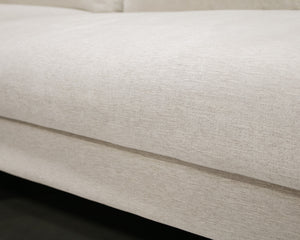 Elisa Oatmeal Sectional Sofa with Right Chaise