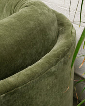 Load image into Gallery viewer, Prima Chaise and Bumper Olive Green Sofa
