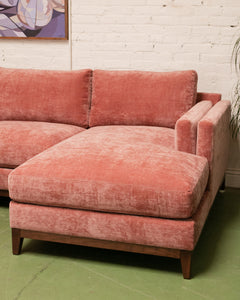 Lisette Sofa in Bianca Rosewood