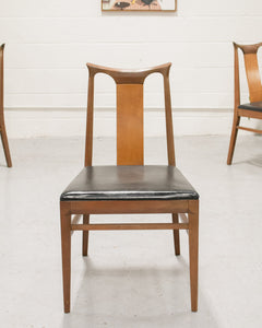 Walnut Set of 4 Chairs