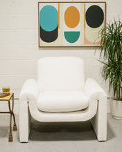 Load image into Gallery viewer, Leyla Lounge Chair in Parallel Ivory
