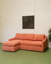 Load image into Gallery viewer, Hauser Sectional Sofa in Amadeo Tangerine
