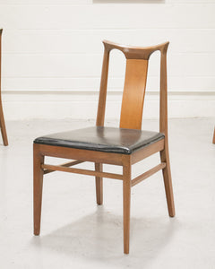Walnut Set of 4 Chairs