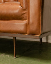 Load image into Gallery viewer, 12 Foot Leather Tufted Sofa
