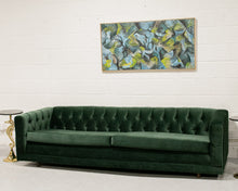 Load image into Gallery viewer, Green Vintage Art Deco Sofa
