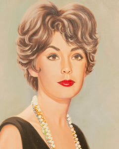 Woman in Pearls Painting