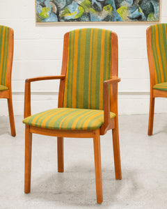 Set of 6 Mid Century Danish Chairs