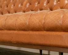 Load image into Gallery viewer, 12 Foot Leather Tufted Sofa
