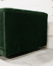 Load image into Gallery viewer, Green Vintage Art Deco Sofa
