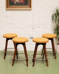 1960’s Walnut Bar Stools