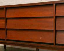 Load image into Gallery viewer, Louvered Drawer 9 Drawer Dresser
