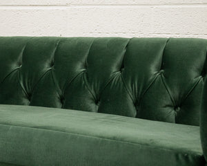 Green Vintage Art Deco Sofa