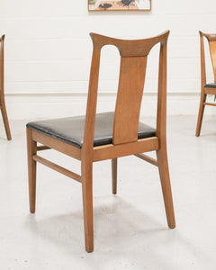 Walnut Set of 4 Chairs