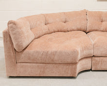 Load image into Gallery viewer, Prima Corner Wedge and Chaise in Belmont Rose
