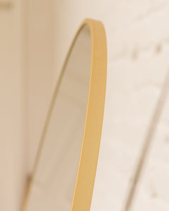 Brass Arch Floor Mirror