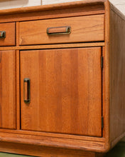 Load image into Gallery viewer, Vintage Oak boho Buffet Sideboard Credenza
