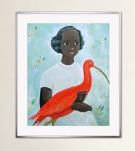 Load image into Gallery viewer, My Flamingo and I, Fine Art Print on Archival Paper
