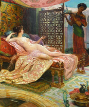 Load image into Gallery viewer, Nude Woman in a Harem Framed Print
