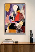 Load image into Gallery viewer, Collage Portrait Abstract Framed
