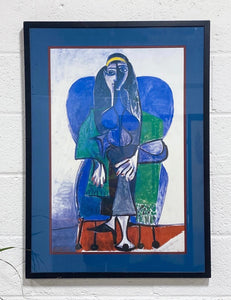 Woman by Pablo Picasso - Framed