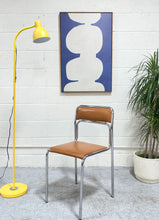 Load image into Gallery viewer, Bauhaus Chrome Tubular Steel 80’s Vintage Italian Chair

