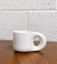 Load image into Gallery viewer, Chunky Speckled White Mug
