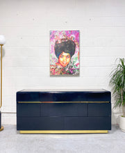 Load image into Gallery viewer, Vintage Black Post Modern Dresser
