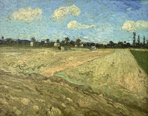 Ploughed Fields the Furrows by Vincent Van Gogh
