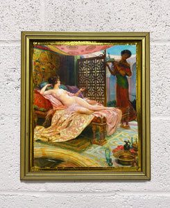 Nude Woman in a Harem Framed Print