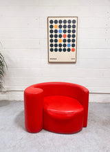 Load image into Gallery viewer, Vintage Red Apostrophe Chair
