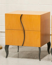 Load image into Gallery viewer, Maple Toned Single Postmodern Nightstand
