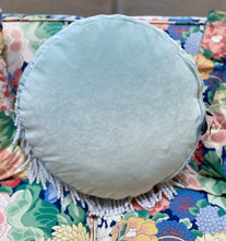 Load image into Gallery viewer, Baby Blue Velvet Pillow by Jessie Lane
