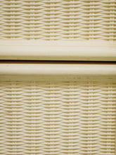 Load image into Gallery viewer, White Vintage Bamboo Nightstand
