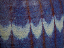 Load image into Gallery viewer, Glazed Earthenware Ovoid Vase With a Blue Hue Flambe Glaze
