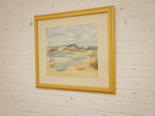Load image into Gallery viewer, Boats on the Sand Watercolor
