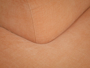 Pinkish Peach compact apartment sectional