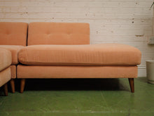Load image into Gallery viewer, Pinkish Peach compact apartment sectional

