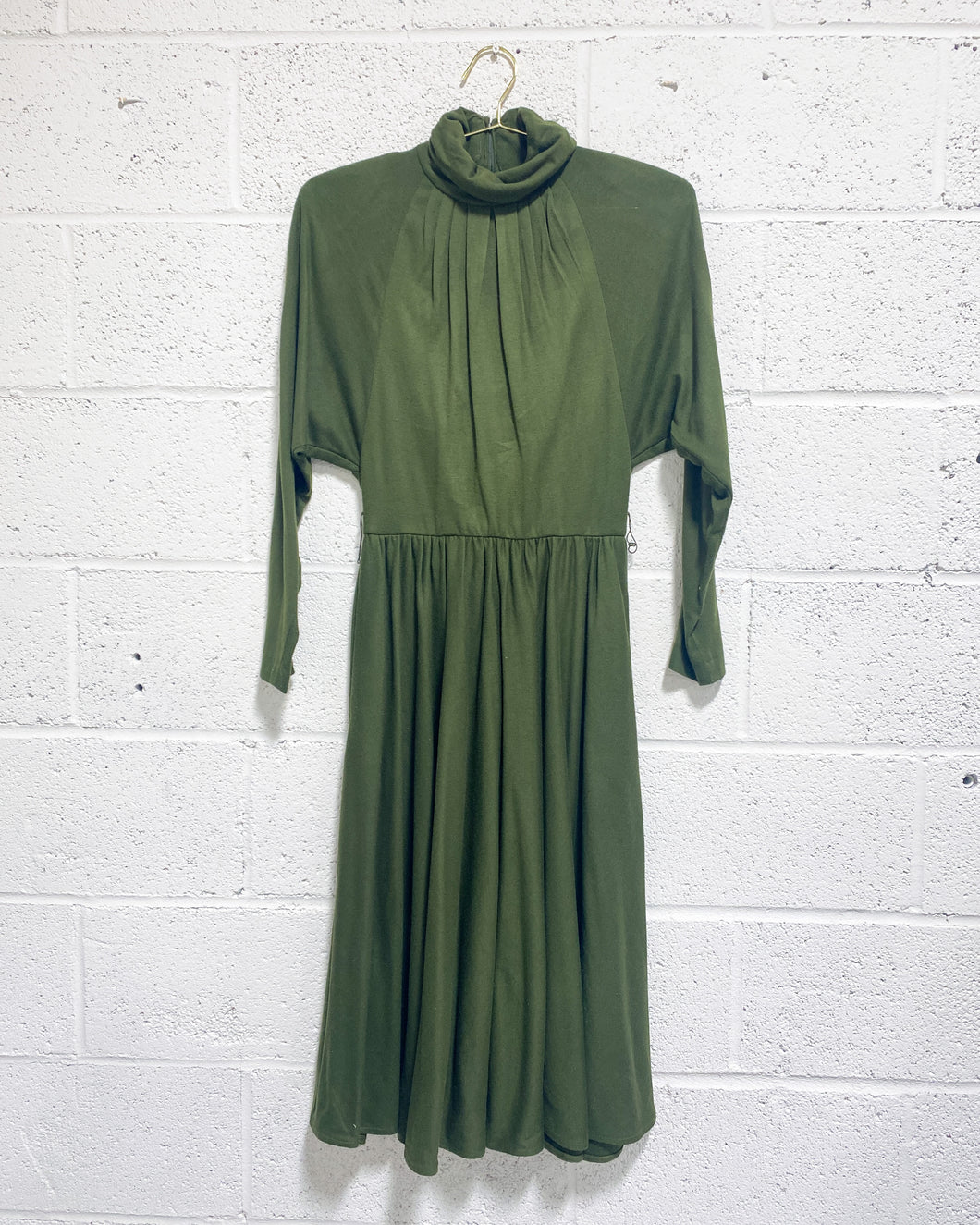 Vintage Olive Green Dress