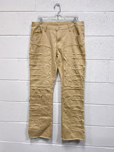 Load image into Gallery viewer, Tan Pants with Raw Edge Detail (XL)
