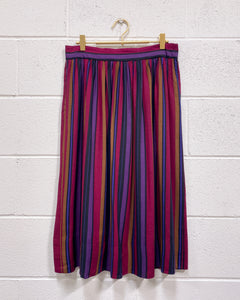 Vintage Skirt with Vertical Stripes (12)