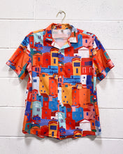 Load image into Gallery viewer, “Houses” Button Up Shirt  (M)
